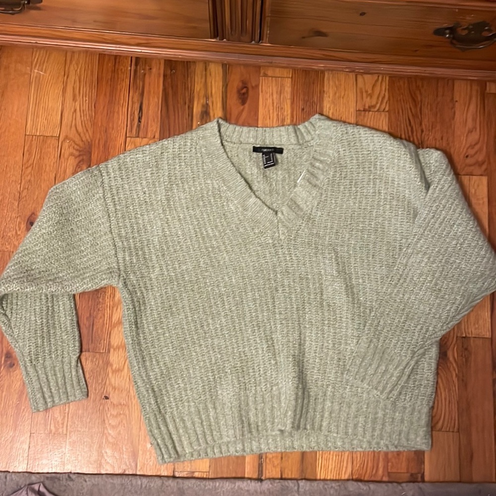 Sage green sweater